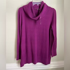 Loft NWT Luxe Knit Cowl Neck Tunic